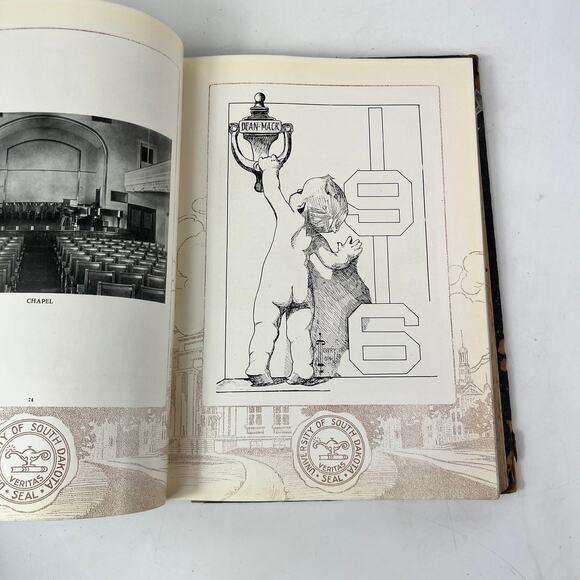 1915 University South Dakota Coyote Yearbook Alumni Ancestry Genealogy Antique - Picture 6 of 16